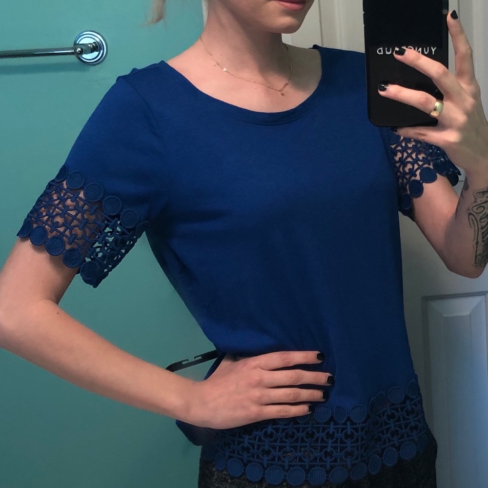 A.n.a short sleeve top